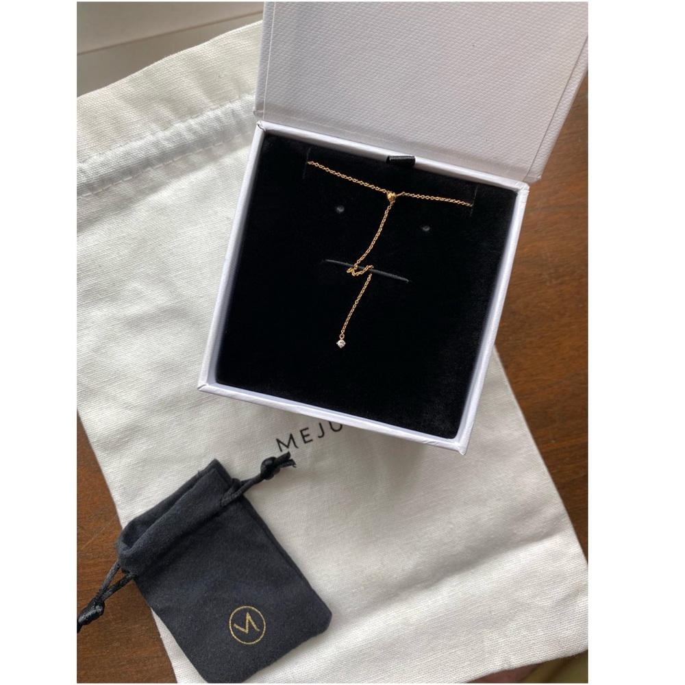 Mejuri Lariat Slide Necklace